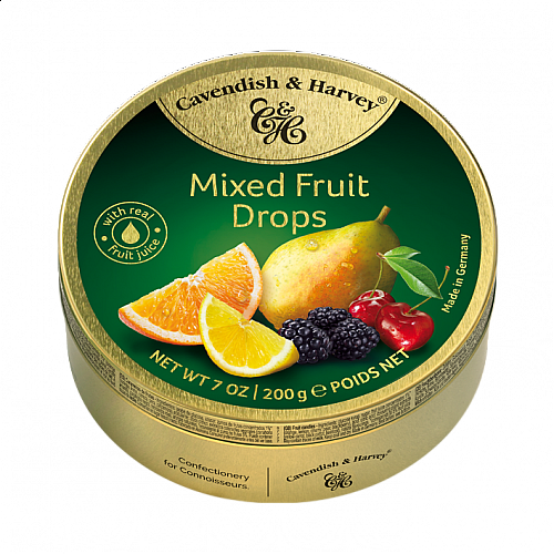 Cavendish Harvey Mixed Fruit Drops 9tin x 200g